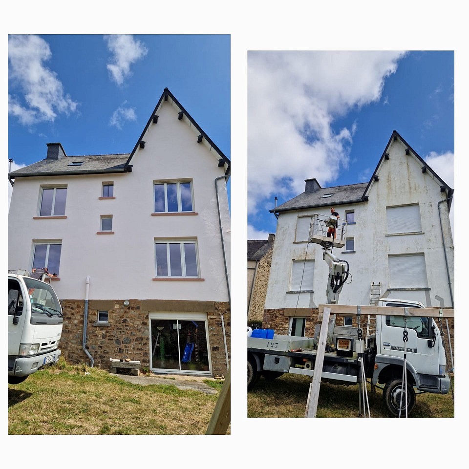 Photo de devanture pendant travaux